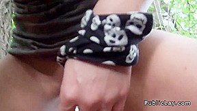 Beautiful amateur fuck at music festival POv in public