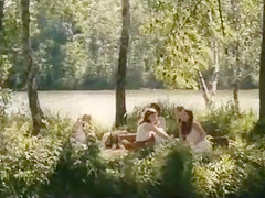 Beautiful naked ladies in vintage film