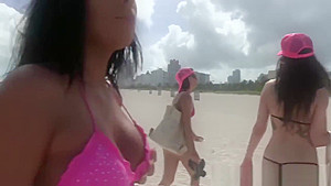 Beautiful sexy hot bitches in the hot summer