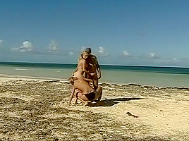 Best pornstars Monica Lion and Amilie Korbs in fabulous beach, outdoor xxx clip
