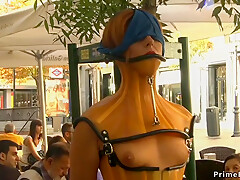 Bianca Resa In Long Haired Redhead Humped In Public Bar