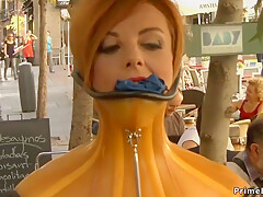 Bianca Resa In Long Haired Redhead Humped In Public Bar