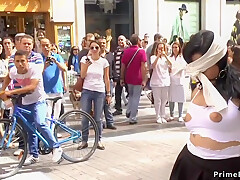 Bianca Resa In Long Haired Redhead Humped In Public Bar