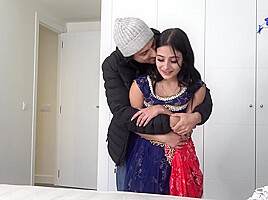 Big Ass Indian Bhabhi Fucked Hard By Huge Cock on Wedding Night