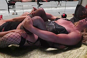 Big Black Double Dildo Fuck Session With Mrs Samantha And Marina