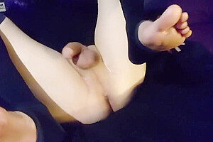Big Oiled Cock Stroking With Raven Letrap