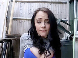 Big ass babe Alessa Savage takes it from behind super hard
