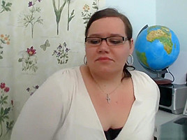 Big belly teacher fucks stud