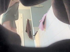 Big tits wife before and after shower