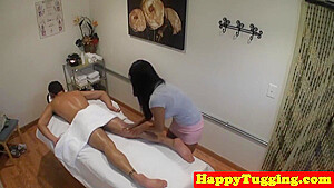 Bigtit Asian Masseuse Riding On Clients Dick