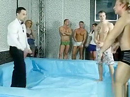 Bisex Jocks Oil Wrestle And Suck Cock