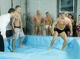 Bisex Jocks Oil Wrestle And Suck Cock
