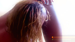 Black Lesbian Lovers Get Nasty In the Shower