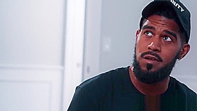 Black security dude anally fucks his Asian customer