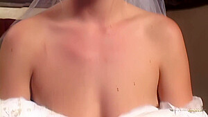 Blindfolded Bride Gets Surprised By Two Hard Cocks At Once