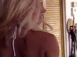 Blonde Babe Gets Warm Facial All Over Her Face