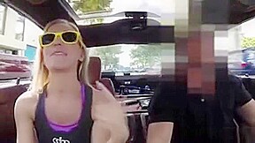 Blonde Bimbo Goes All The Way During The Test Drive
