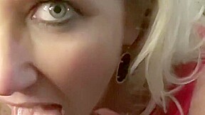 Blonde Cheating Wife Worships BBC