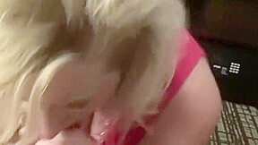 Blonde Cheating Wife Worships BBC