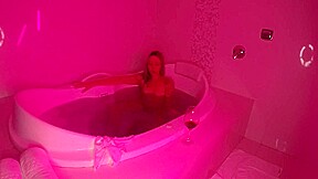 Blonde With A Pink Pussy In The Hot Tub