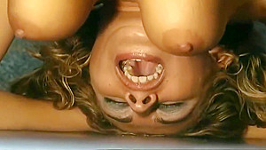 Blonde anal creampied