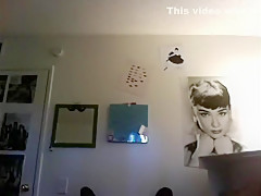 Blonde hottie loves toying