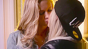 Blonde lesbian teens 18+ fingering and tribbing