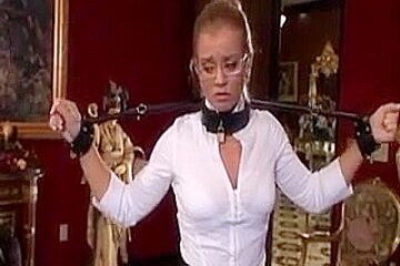 Blonde slave girl used by master for his pleasure