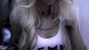 Blonde stepdaughter fucks by a perverted stepdads cock