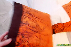 Blowjob And Bareback Anal And Frottage From Ladyboy