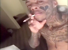 BoonkGang and his girl on ig live