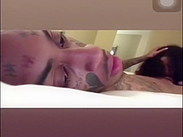 BoonkGang and his girl on ig live