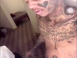 BoonkGang and his girl on ig live
