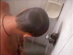 Boy shower jerk off