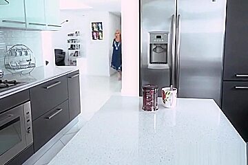 Bratty Step son getting a blowjob from Step mom after pranking her