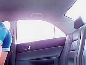 Brazilian Big Boobs Dressing On Backseat