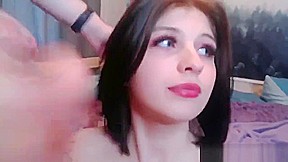 Brunette teen 18+ Deepthroats A Big Dick