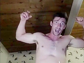 Bryan jerks off and cums on cam
