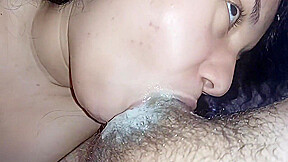 Bubbling My Greedy Little Mouth Full Of Saliva Deep Inside The Hard Cock