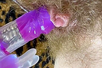 Bunny Vibrator Test Masturbation Pov Closeup Erected Big Clit Wet Orgasm Hairy Pussy 14 Min