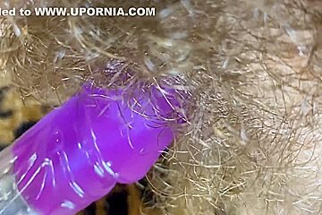 Bunny Vibrator Test Masturbation Pov Closeup Erected Big Clit Wet Orgasm Hairy Pussy 14 Min