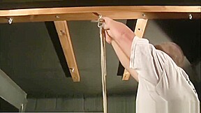 Busty Chick Gets Boobs Tied And By Toy