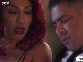 Busty Shemale Licks And Barebacks The Ass Of Her Fat Date With Jessy Dubai