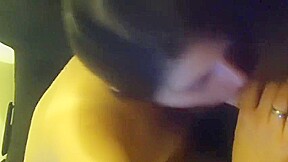 Busty hottie gives nice bj