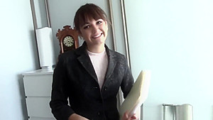 Busty realtor doggystyled during house visit