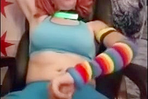 CD Rainbow Girl Cum Shot by vikkiCD