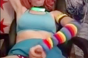 CD Rainbow Girl Cum Shot by vikkiCD