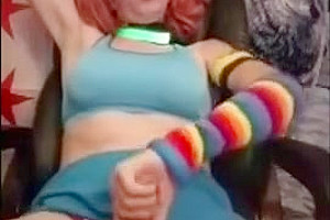 CD Rainbow Girl Cum Shot by vikkiCD