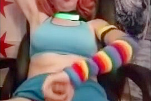 CD Rainbow Girl Cum Shot by vikkiCD