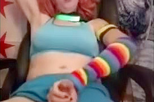 CD Rainbow Girl Cum Shot by vikkiCD